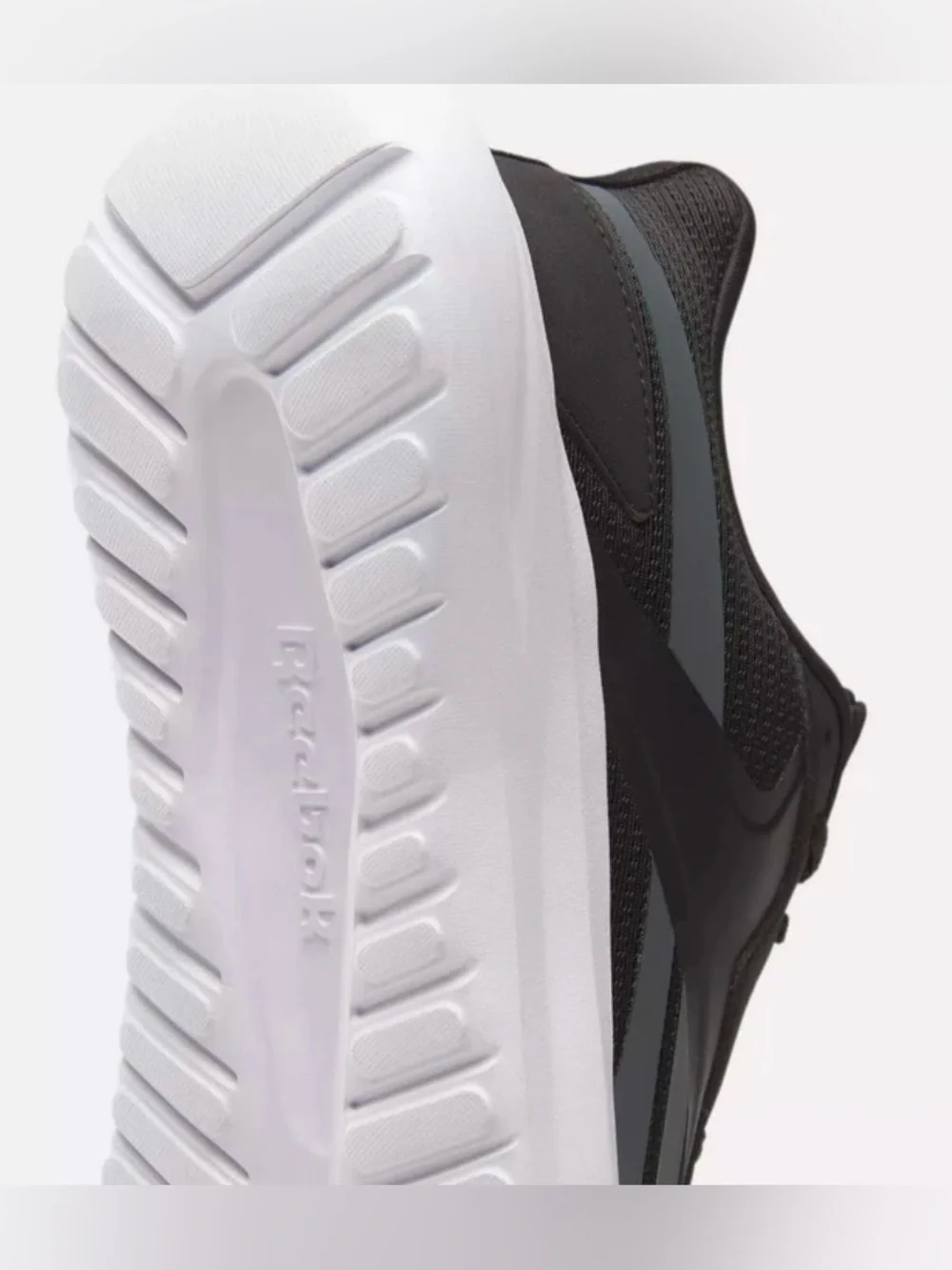 Reebok Women's Black and Gray Cushion Run Sneakers